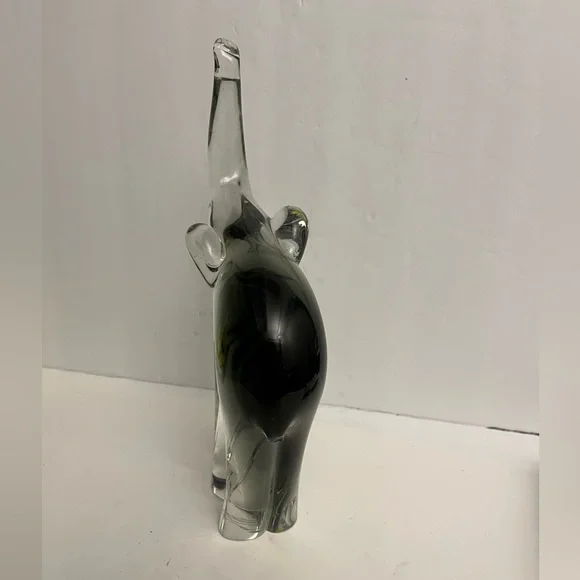 Italian VETRI DI Murano Art Glass Elephant with Labels Vintage 1980s Excellent - Picture 3 of 6